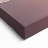 Abstract Beach Landscape Wall Art - Ocean Waves and Dark Sands Canvas