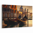 Venice Gondola Wall Art - Italian Gondola Canvas Print for Home Decor