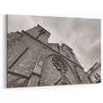 Sepia Mosque Architecture Art - Elegant Islamic Wall Decor Print