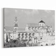 Classic Mosque Architecture - Black & White Islamic Wall Art Print
