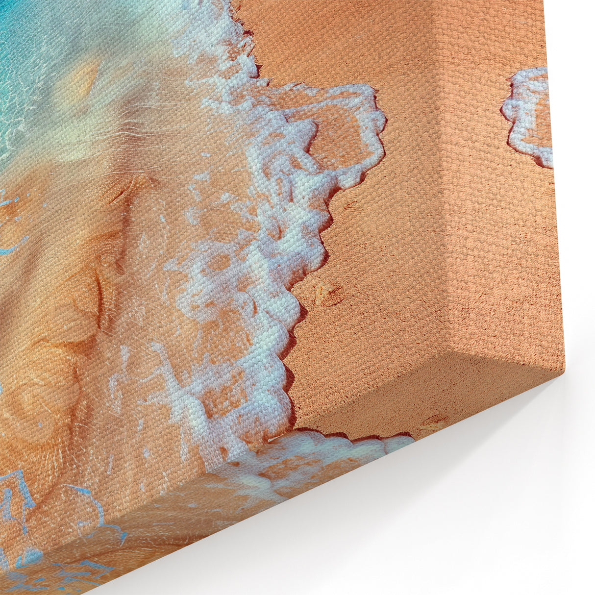 Pristine Beach Horizon Wall Art – Oceanfront Canvas Print