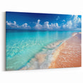 Crystal Clear Beach Waters Wall Art – Oceanfront Canvas Print