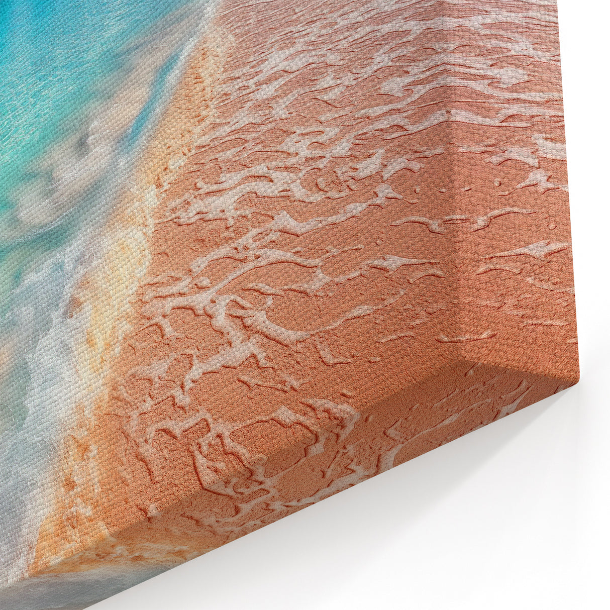 Crystal Clear Beach Waters Wall Art – Oceanfront Canvas Print