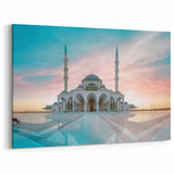 Vibrant Mosque at Sunset - Stunning Islamic Architecture Wall Art