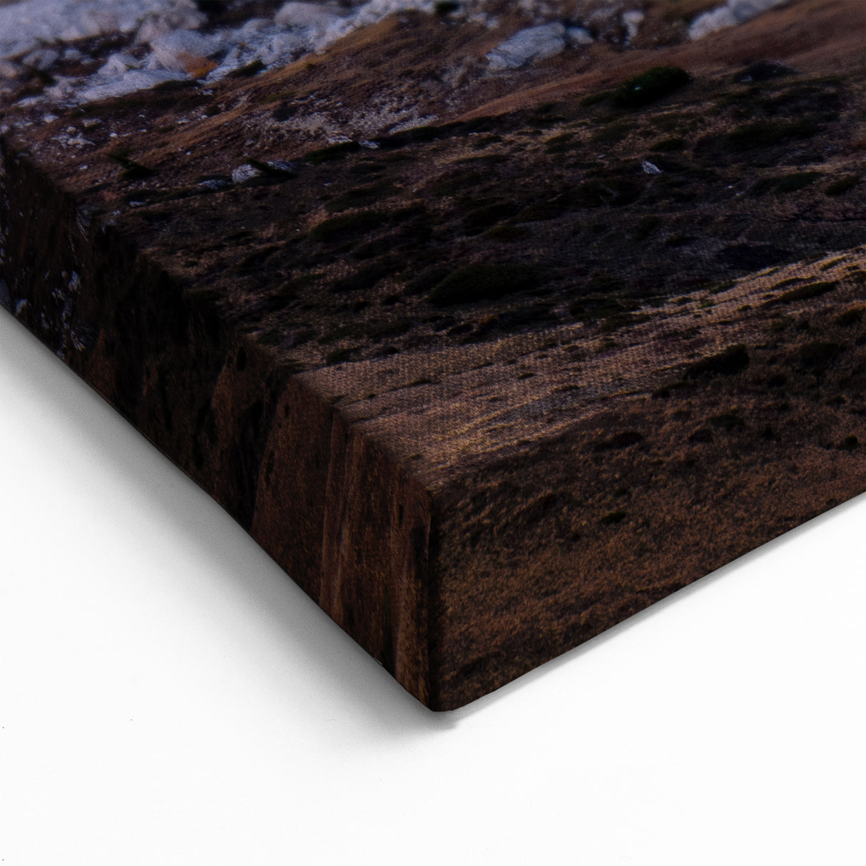 Sunset Over Rocky Peaks Canvas Art - Dramatic Mountain Landscape Decor