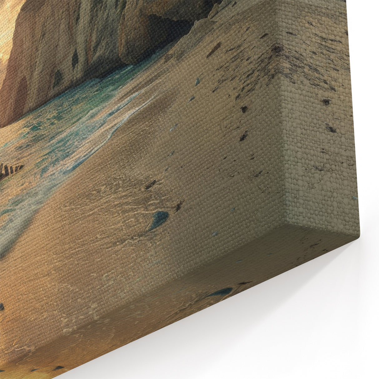 Shipwreck Sunset Beach Wall Art – Oceanfront Canvas Print