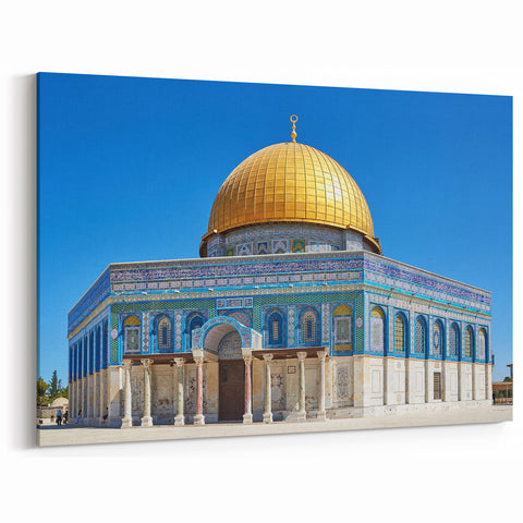 Stunning Mosque Wall Art - Dome of the Rock Islamic Architecture Print