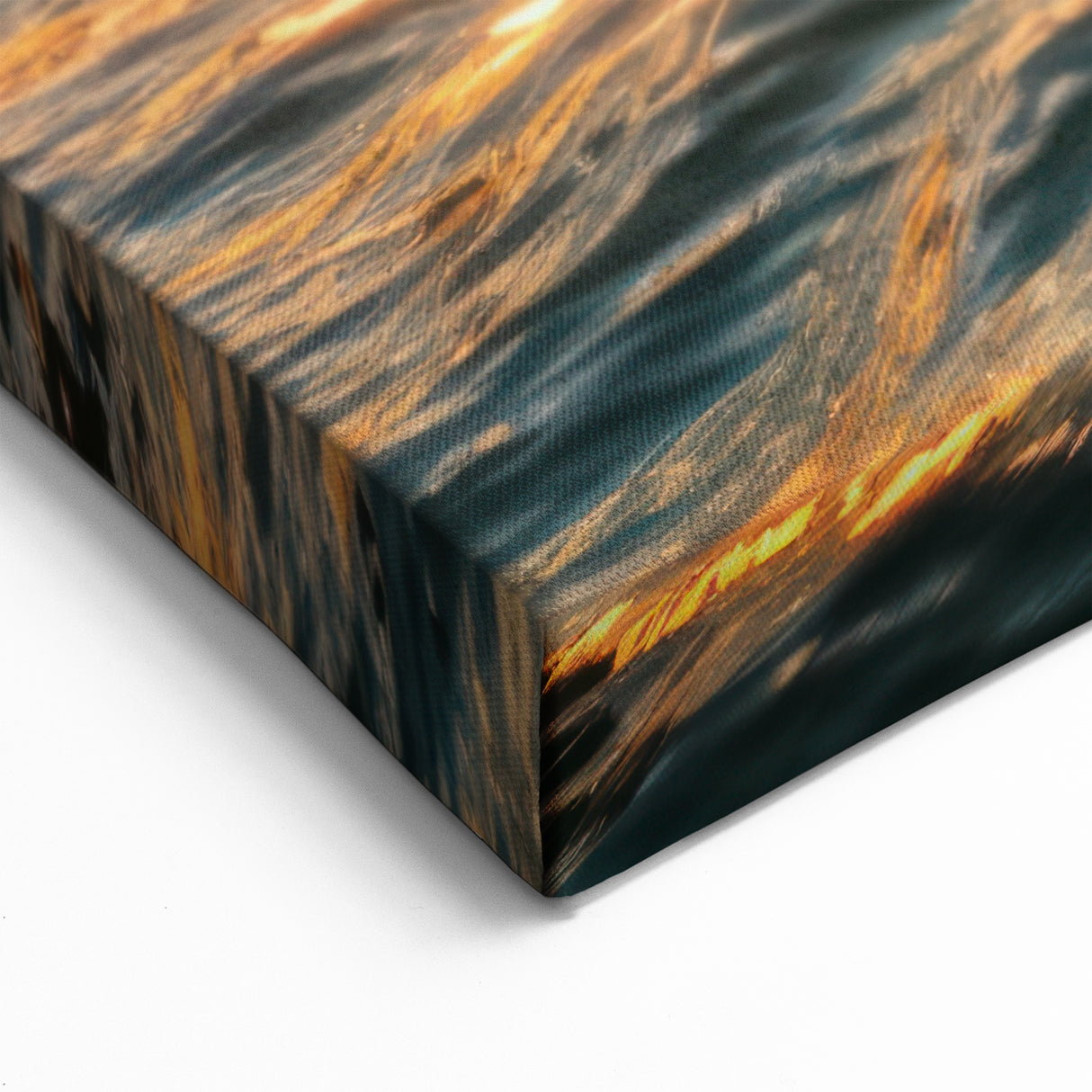 Golden Venetian Sunrise: Gondola Wall Art for Classic Italian Decor