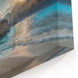 Moody Shipwreck Beach Wall Art – Oceanfront Canvas Print