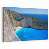Breathtaking Beach Landscape Wall Art - Coastal Ocean Beach Canvas Print