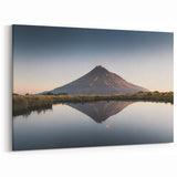 Tranquil Mountain Reflection Art - Serene Scenic Landscape Wall Decor