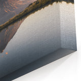 Tranquil Mountain Reflection Art - Serene Scenic Landscape Wall Decor