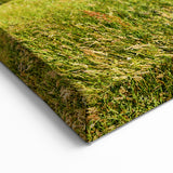 Sunny Mountain Meadow Art - Bright and Serene Scenic Landscape Wall Decor