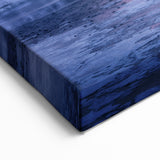 Starry Night Mountain Art - Enchanting Winter Landscape Wall Decor