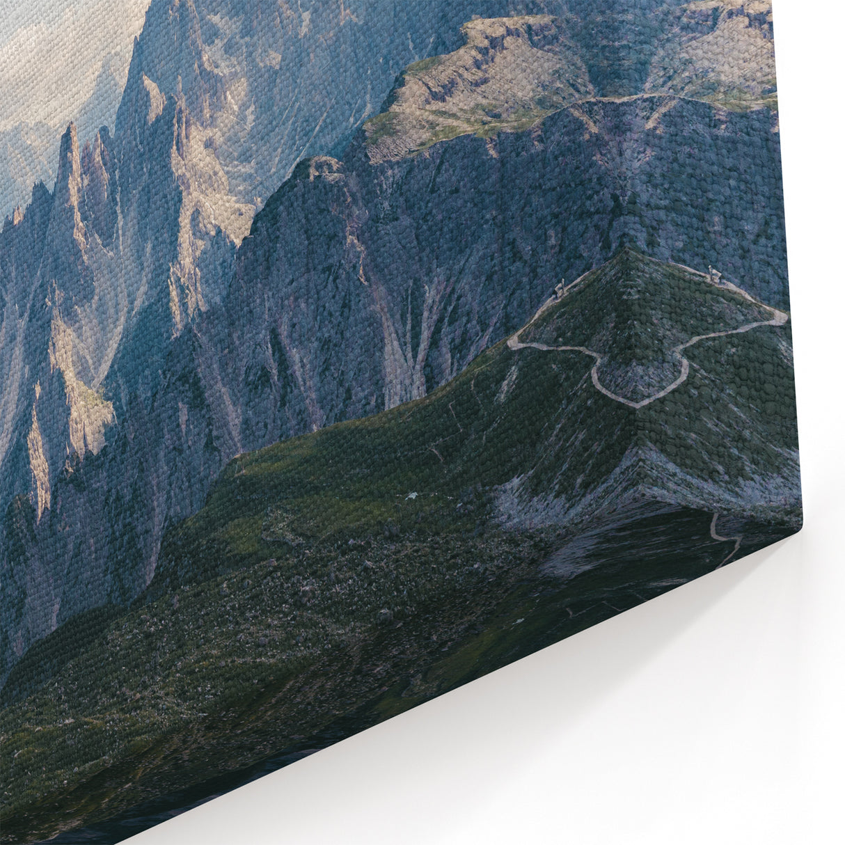 Majestic Mountain Peaks Art - Dramatic Scenic Landscape Wall Decor