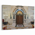 Elegant Synagogue Wall Art - Jewish Architecture Print - Religious Decor