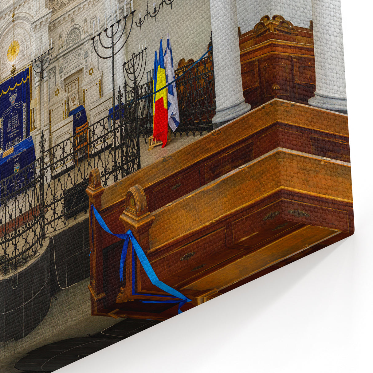 Majestic Synagogue Wall Art | Jewish Architecture Art | Acrylic Glass Prints