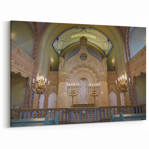 Stunning Synagogue Wall Art - Jewish Architecture Art - Elegant Decor