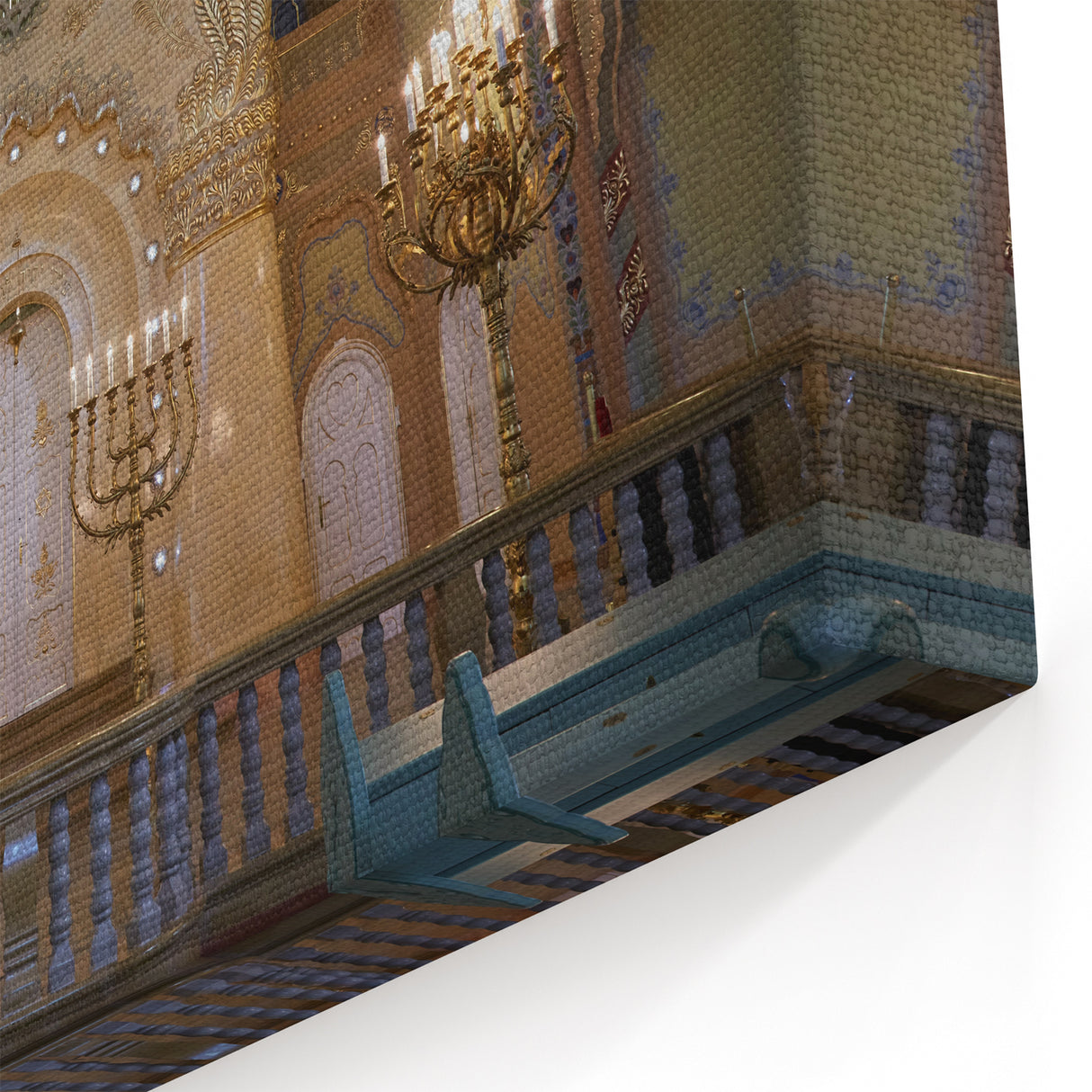 Stunning Synagogue Wall Art - Jewish Architecture Art - Elegant Decor