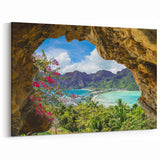 Tropical Paradise View - Stunning Coastal Landscape Wall Art