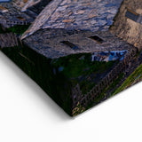 Historic Mountain Village - Scenic Countryside Landscape Wall Art