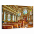 Vibrant Synagogue Art - Jewish Architecture Wall Art for Home & Office