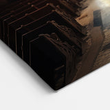 Majestic Synagogue Interior Wall Art - Jewish Decor for Modern Spaces