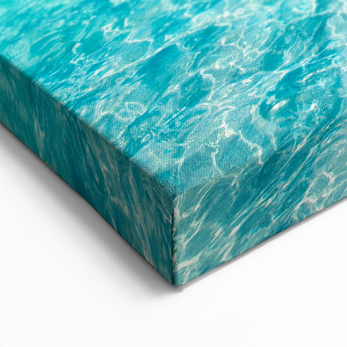 Tropical Beach Paradise Wall Art - Crystal Clear Ocean Canvas Print