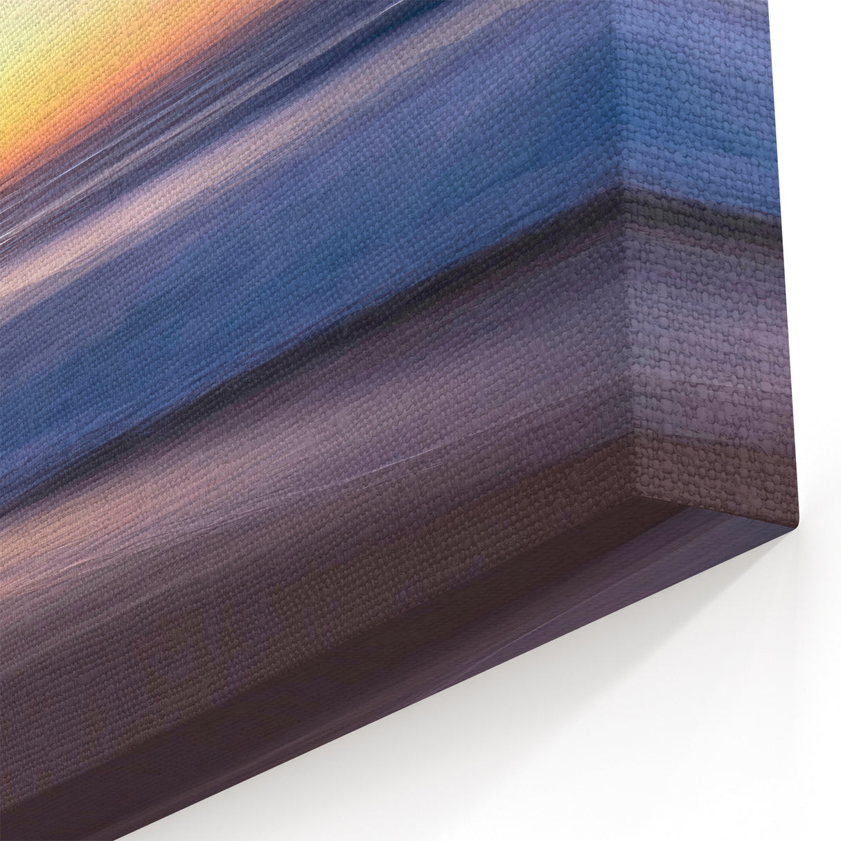 Tranquil Beach Sunset Wall Art - Serene Ocean Horizon Canvas Print