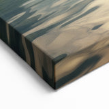 Serene Rowboat on Mountain Lake - Scenic Coastal Wall Art Print