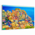 Quaint Village Scenes - Vibrant Mediterranean Cliffside Village