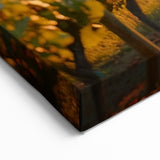 Vineyard Canvas Print - Sunset Vineyard Wall Art for Wine Country Decor