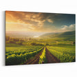 Vineyard Wall Art - Scenic Vineyard Canvas Print for Elegant Home Decor