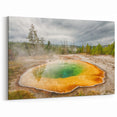Tranquil Canvas Print - Scenic Nature Hot Spring Wall Art