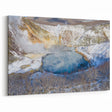 Majestic Winter Hot Spring Canvas Print - Scenic Hot Spring Wall Art