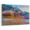 Colorful Hot Spring Canvas Print - Vibrant Nature Hot Spring Wall Art