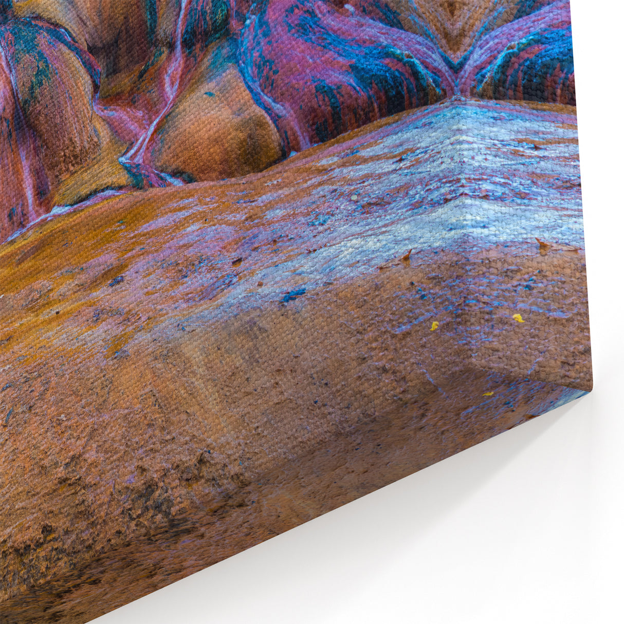 Colorful Hot Spring Canvas Print - Vibrant Nature Hot Spring Wall Art