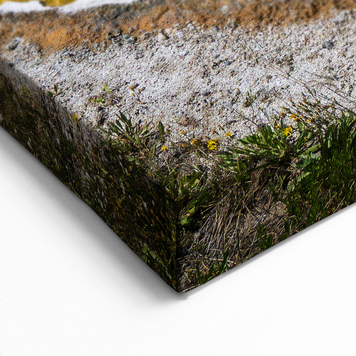Vivid Hot Spring Canvas Print - Colorful Nature Hot Spring Wall Art