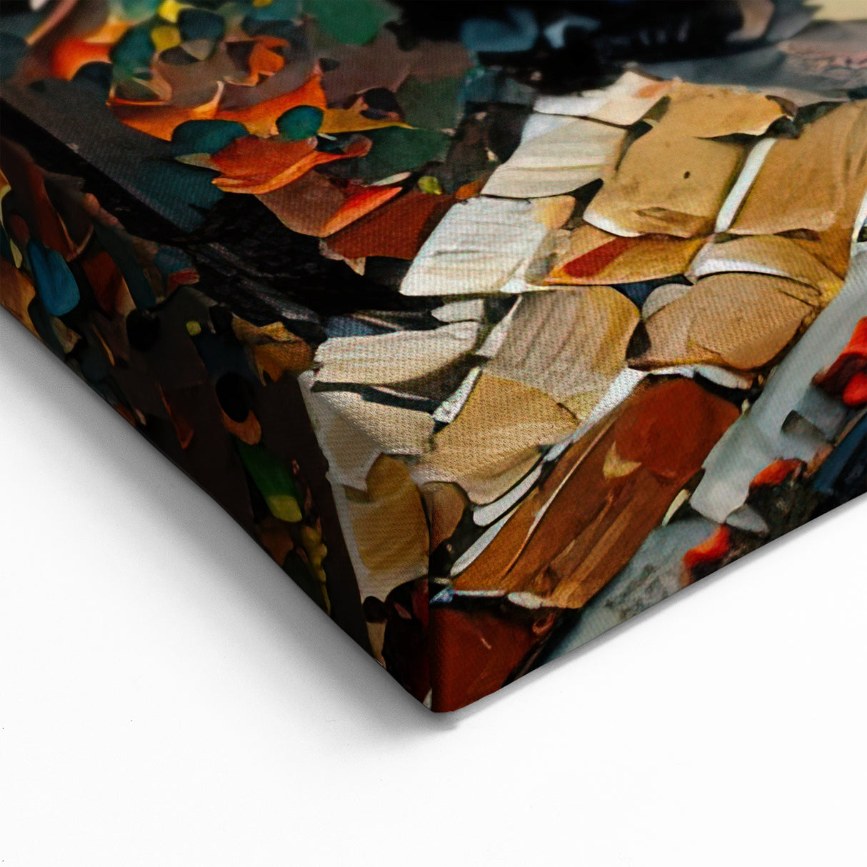Colorful Street Art - Vibrant Rainy Day Canvas - Scenic Urban Decor