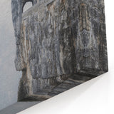 Majestic Cliffside Road - Natural Rock Photography, Stunning Wall Art