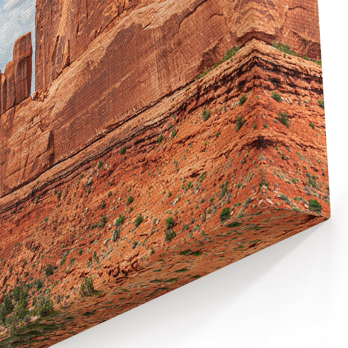 Majestic Canyon Rockscape - Nature-Inspired Wall Art, Scenic Rock Decor