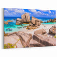 Tropical Beach Rocks - Vibrant Coastal Wall Art, Nature-Inspired Decor