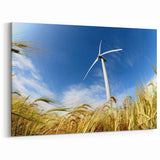 Scenic Windmill Wall Art - Windmill Canvas Print for Home Decor