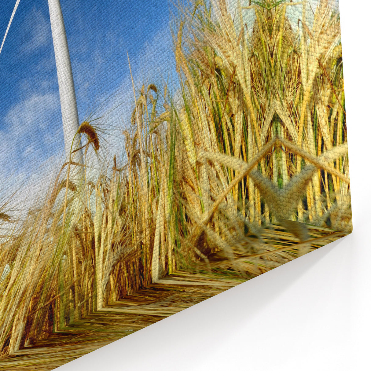 Scenic Windmill Wall Art - Windmill Canvas Print for Home Decor