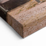 Serene Lakeside Caravan Art - Paddleboard Adventure Wall Art Print