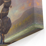 Burden of Stones - Surreal Rock Art, Thought-Provoking Wall Decor