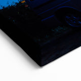 Moonlit Camper Van Night Scene - Tranquil Adventure Wall Art Print