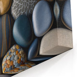 Artistic Pebble Collection - Modern Rock Art, Nature-Inspired Decor