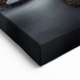 Flowing Water Over Stones - Serene River Rock Art, Nature-Inspired Decor