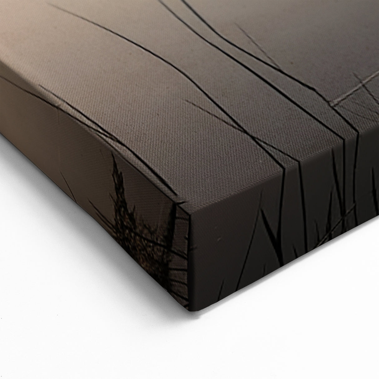 Sunset Rowboat on Misty Lake - Warm Coastal Wall Art Print